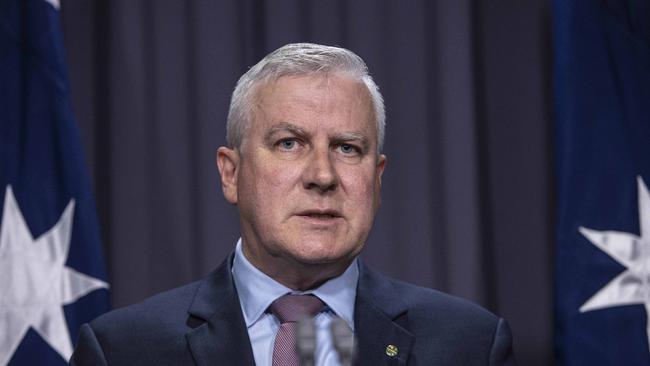 Deputy Prime Minister Michael McCormack unveiled a $7.5bn road-and-rail package earlier in the week. Picture: NCA NewsWire/Gary Ramage