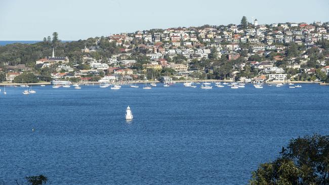 View across Sydney Harbour from George's Head Lookout at Mosman. Picture: Troy Snook