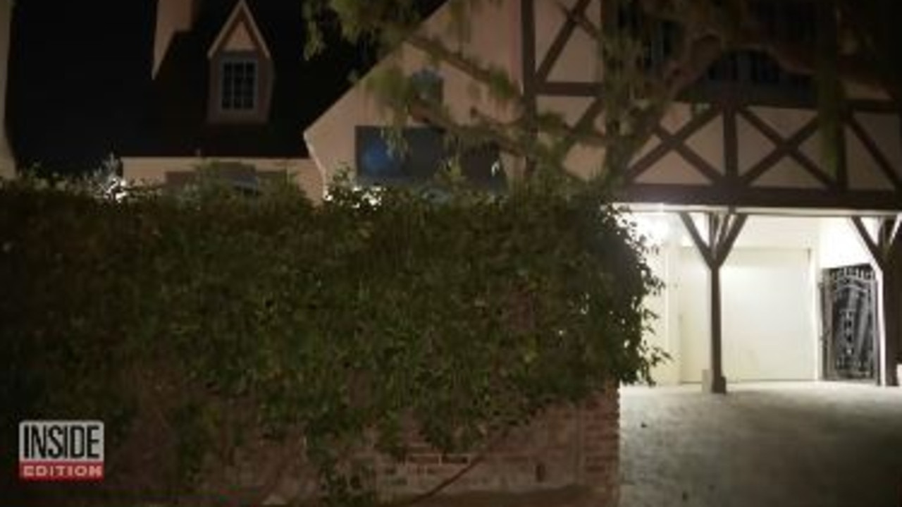 Harwick was found dead under a third-floor balcony at this Hollywood Hills home. Picture: YouTube/Inside Edition.