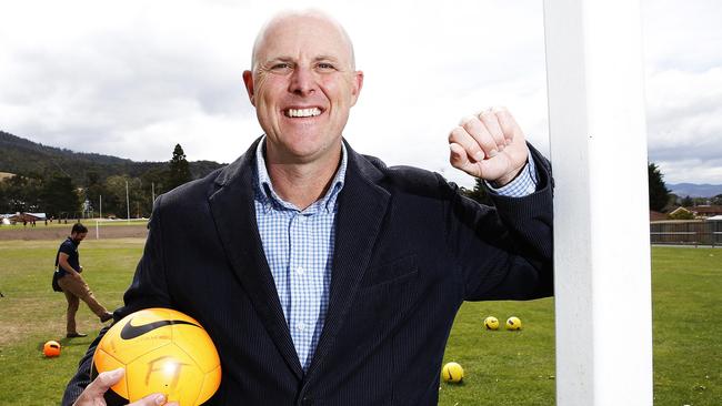 Football Tasmania CEO Matt Bulkeley. Picture: ZAK SIMMONDS