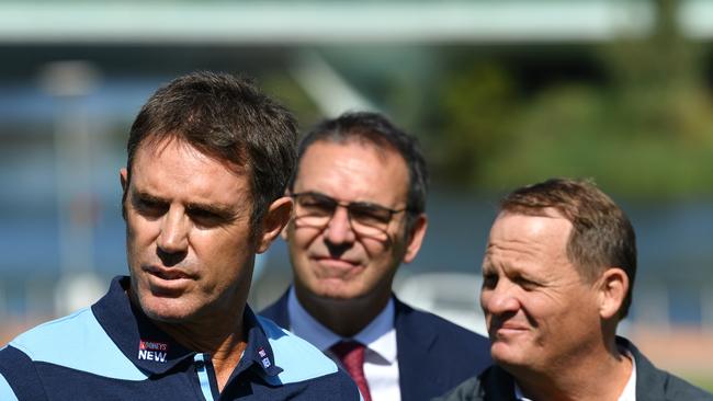 At the State of Origin launch in Adelaide, Kevin Walters said Queensland will win in 2020. Picture: AAP.