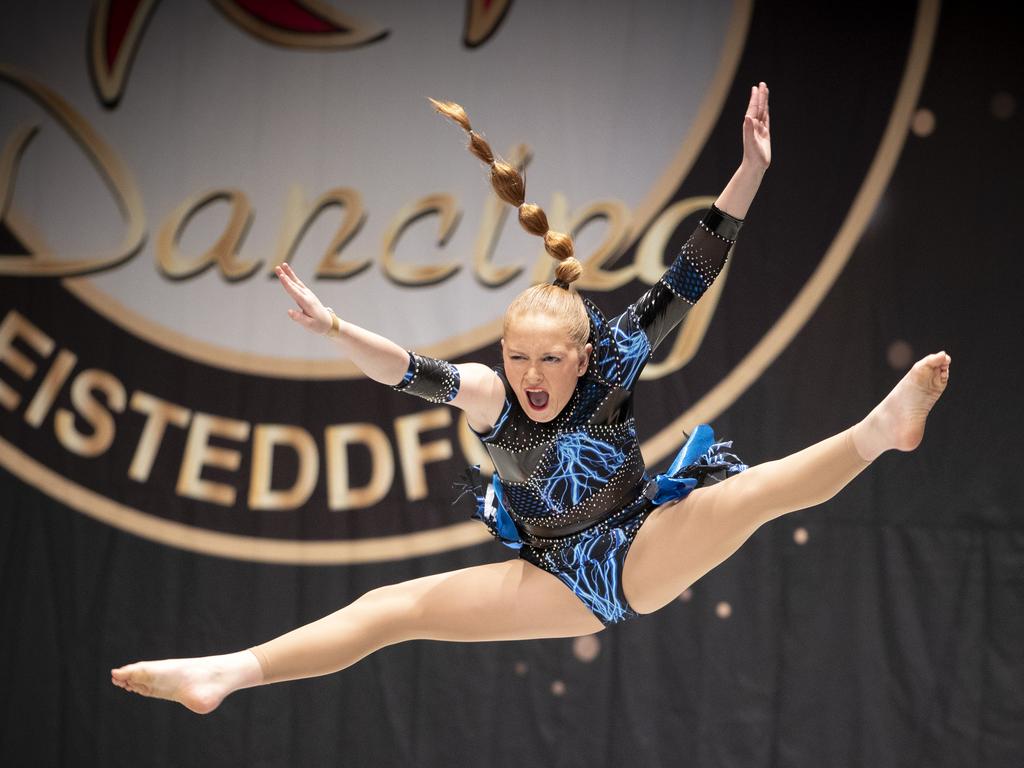 Southern Tasmanian Dancing Eisteddfod, Chelsea Horne (JDW) during the 12 Years Jazz Solo at Wrest Point. Picture: Chris Kidd