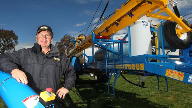 Game changer: Max Hebberman will launch an 8500-litre sprayer at the field days this year. Picture: Yuri Kouzmin