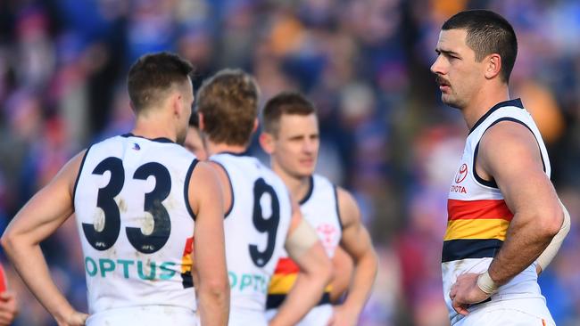 Nick Riewoldt thinks Taylor Walker will enjoy a new lease on life after surrendering the captaincy this season. Picture: Quinn Rooney (Getty)