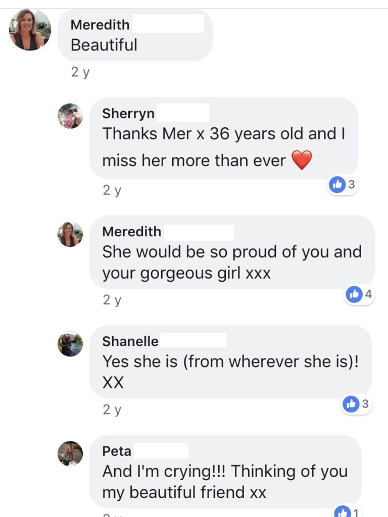A post from Sherryn Dawson's Facebook page with her and her mother.
