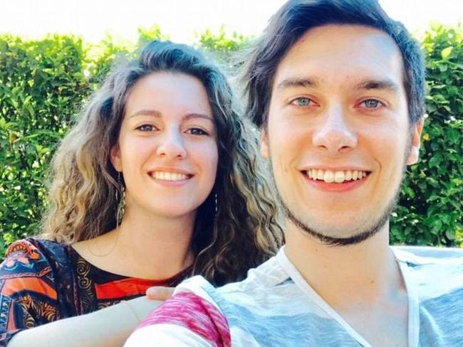 Luca Russo, 25, from Italy was killed in Barcelona. His fiance was injured. Picture: Supplied.