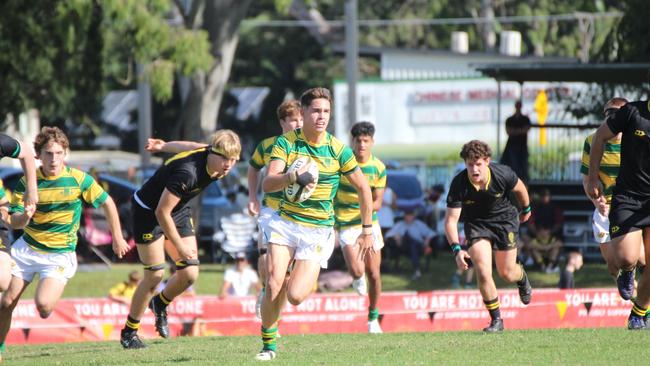 Jesse Daly on the move for St Patrick’s College..