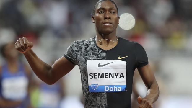 Caster Semenya set a Doha meet record with her 800m win.