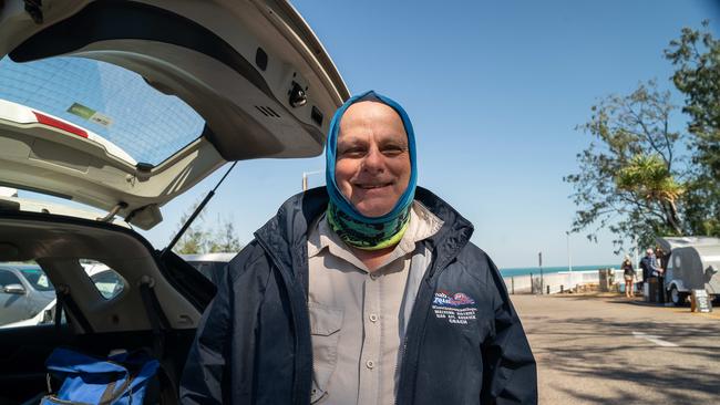 Anthony Byrnes from Melbourne visiting Nightcliff. Picture: Pema Tamang Pakhrin