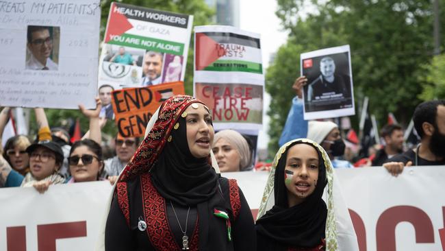 Pro-Palestine protests have moved from the streets to the classroom. Picture: NCA Newswire / Nicki Connolly