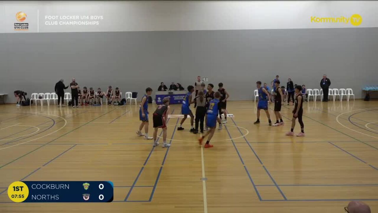 Replay: Cockburn Cougars v Norths Bears (Boys) - 2024 Basketball Australia U14 Club  Championships Day 1