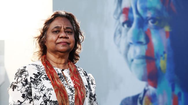 Indigenous elder Henrietta Marrie, of the Yidinji people, is calling on the Queensland Government to build a First Nations Cultural Centre in Cairns. Picture: Brendan Radke