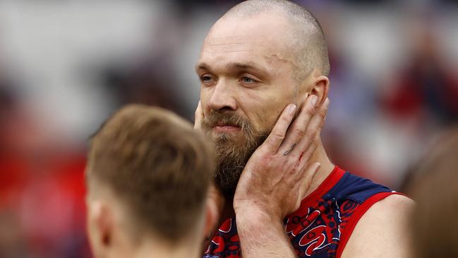 Max Gawn has been brilliant for the Dees, but are they premiership favourites? Picture: AFL Photos/Getty Images