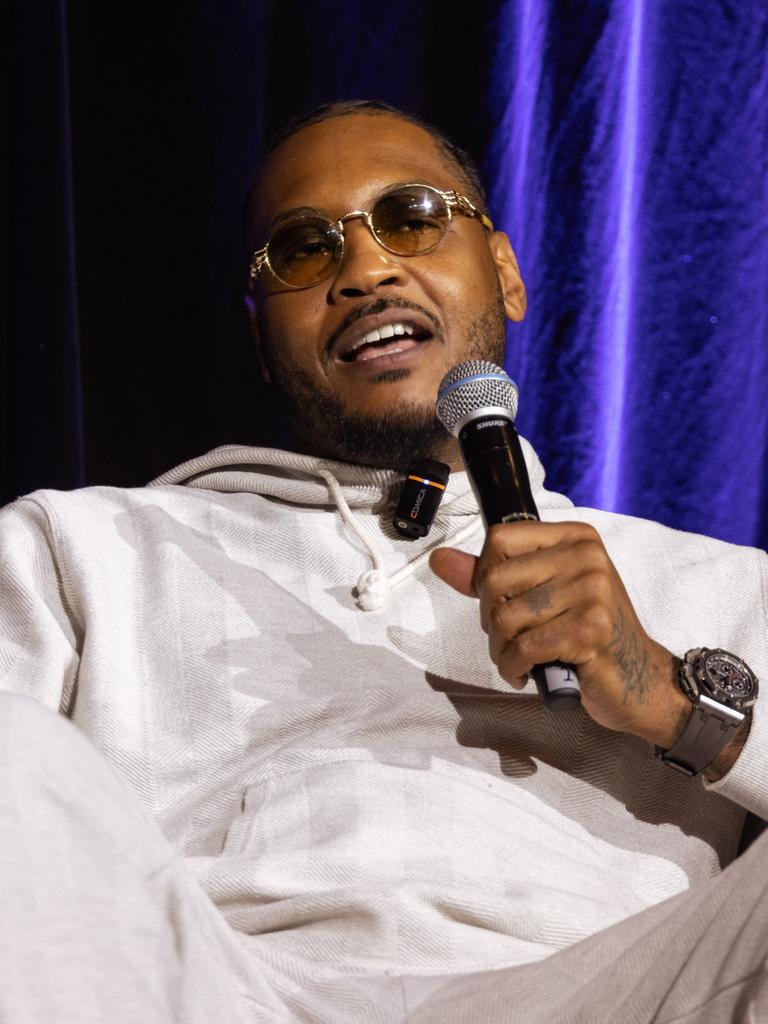 Carmelo Anthony at <i>Evening With </i>event in Melbourne.