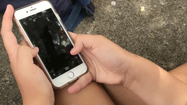 Kids are using Tik Tok at Gold Coast public high schools during their lunch breaks. Photo: Supplied