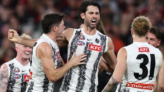 Brodie Grundy’s future at Collingwood is under a cloud. Picture: Michael Klein