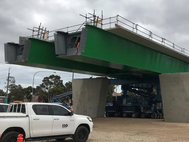 05/01/21 - Work under way on the Regency Road to Pym Street upgrade. Picture: SA Infrastructure and Transport