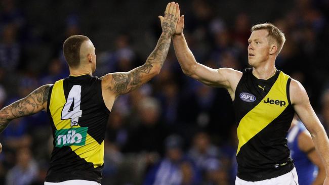 Jack Riewoldt has full confidence in Dustin Martin. Picture: Getty Images