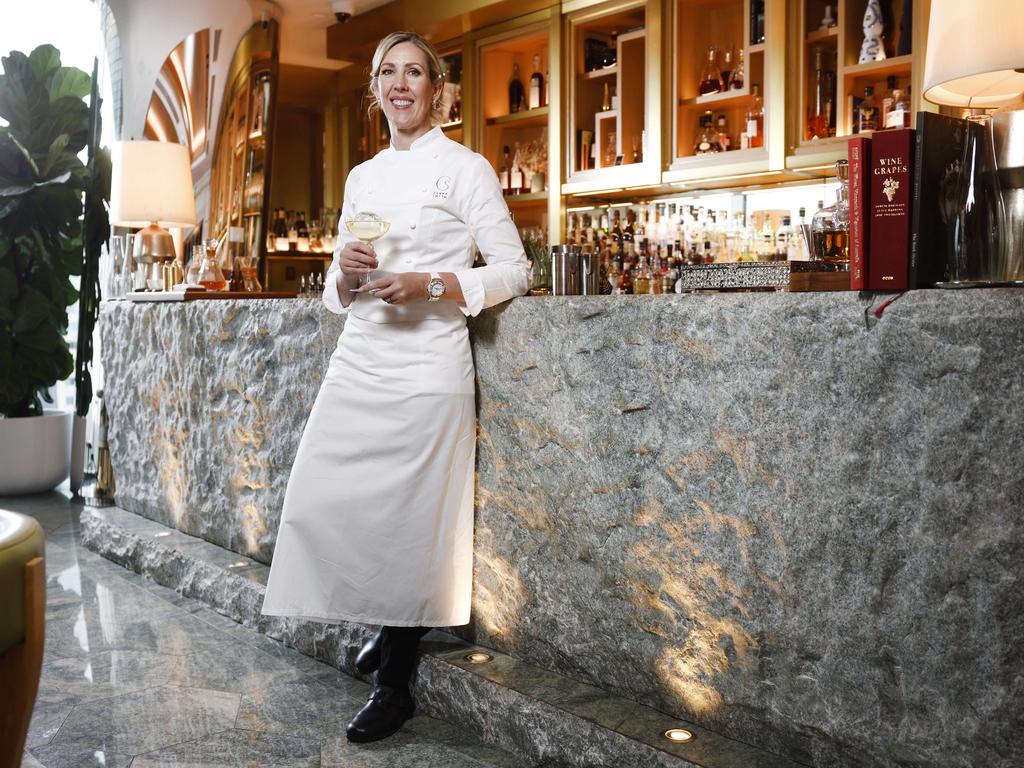 Clare is the first and only female chef to be awarded three Michelin stars in the UK for her restaurant Core by Clare Smyth. Her Aussie-based restaurant has three hats. Picture: Richard Dobson