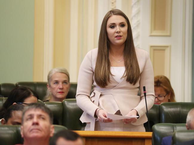 Meaghan Scanlon at State Parliament .Pic Annette Dew