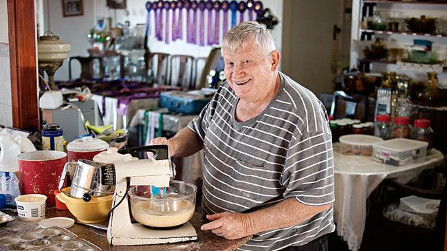 Culinary genius: Geoff Beattie at work in his kitchen. Picture: Eddie Safarik.