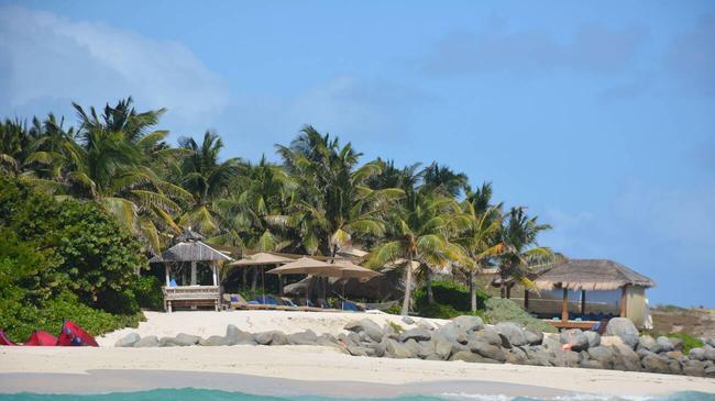 Branson’s privately owned Necker Island in the British Virgin Islands.