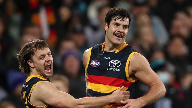 The development of young stars like Darcy Fogarty is about to pay off for the Crows, according to Tim Silver. Picture: Sarah Reed/AFL Photos via Getty Images