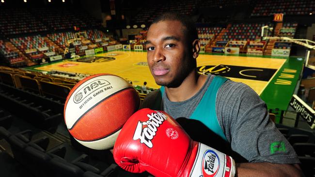 Townsville Crocodiles basketball player Will Blalock is looking forward at defending 'The Swamp' at the teams last home game for the season.