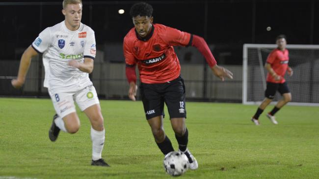 Abdalla Okud in action for North Sunshine Eagles. Picture: Lee Roci