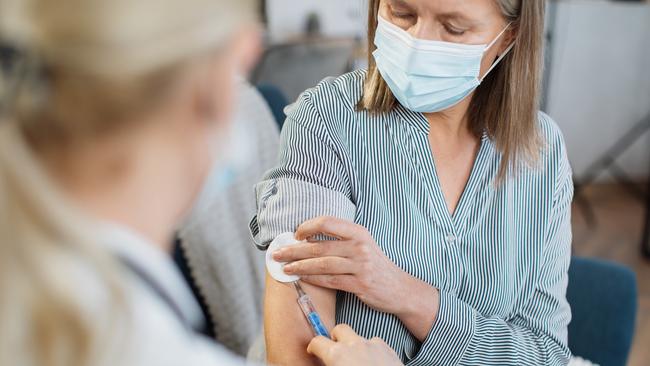 Doctor gives immunisation to patient. Picture: Istock