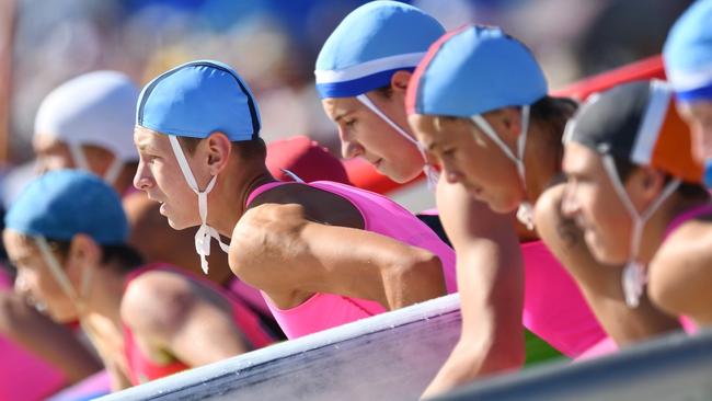 A study in concentration in the youth comp at the Aussies on the Gold Coast. Pic: HarvPix