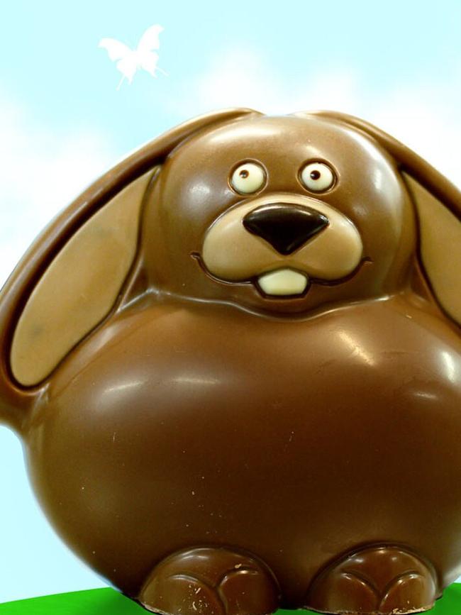 Easter treat: A milk chocolate Chubby Bunny from The Chocolate Mill.