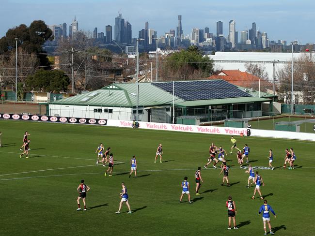 Windy Hill still plays hosts to Essendon’s VFL side. Picture: Mark Dadswell