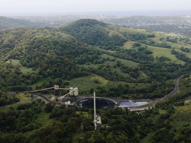 WOLLONGONG, AUSTRALIA - FEBRUARY 01: A general view of the Dendrobium Coal Mine on February 01, 2021 in Wollongong, Australia. South 32 has submitted plans to the Independent Planning Commission to extend its Dendrobium underground mine.  Wollongong Coal has won approval to expand operations to extract an additional 3.7 million tonnes of metallurgical coal at its currently dormant Russell Vale colliery over the next five years. Both mines encroach on the water catchment area for Greater Sydney, with concerns raised over the expected impact and damage to Sydney's water supply. (Photo by Brook Mitchell/Getty Images)