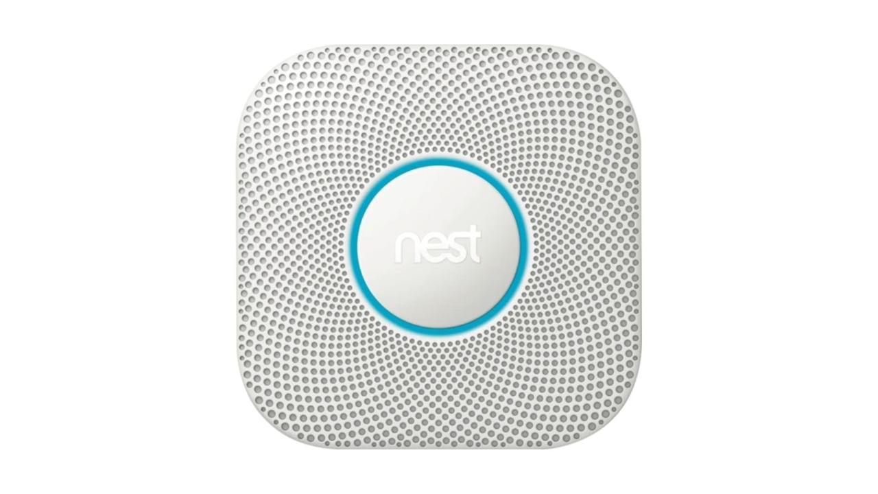 Google Nest Protect Smoke Alarm. Image: The Good Guys.