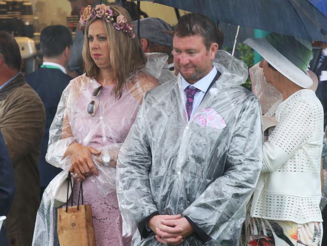 These two punters deeply regret some life choices today. Picture: AAP Image/Dave Crosling