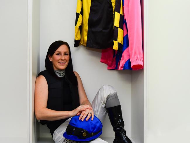 Mum of two Rikki Palmer at the Gold Coast races last Saturday. Photo: Trackside Photography