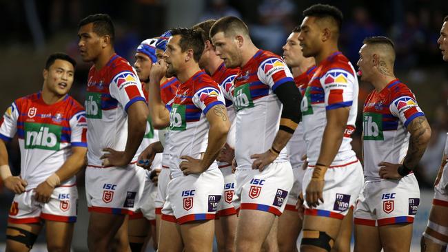 The performance against Wests Tigers was laughable. Photo: AAP Image/Darren Pateman