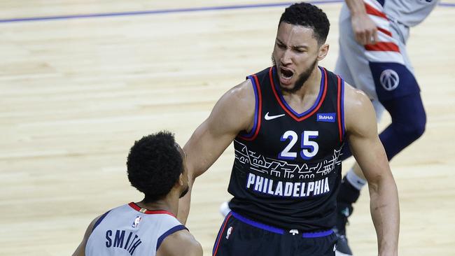 How Ben Simmons can emulate the NBA’s reigning champion and revive his career. Photo: Tim Nwachukwu/Getty Images/AFP.