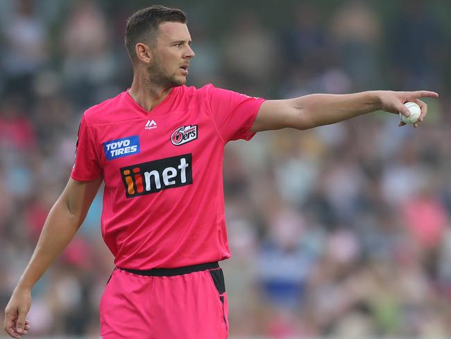 Sixers paceman Josh Hazlewood says his team is preparing for a Big Bash final cut short by rain. Picture: Getty Images