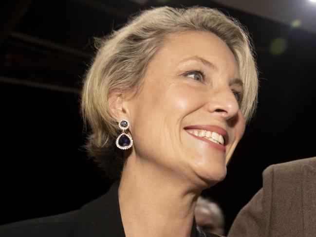 Katherine Deves arrives (with her minder) at the Politics at the Pub at Forestville RSL in SydneyÃs north, Friday, 22 April, 2022. Picture: Nikki Short