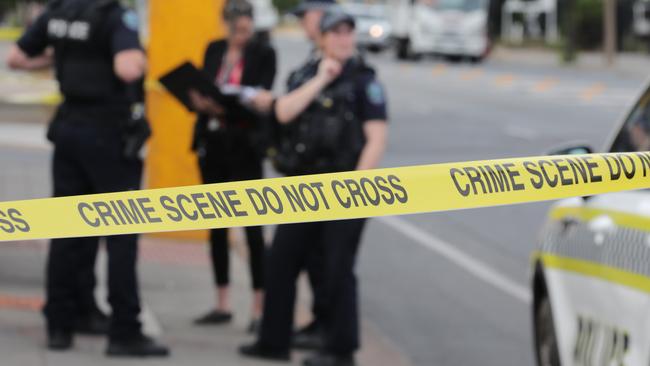 Crime scene Investigators attended the scene of an alleged assault in the early hours of Monday morning. Picture: Dean Martin