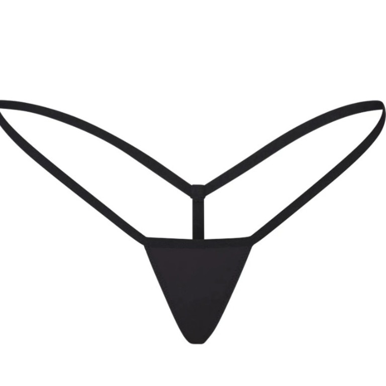 The G-string is called ‘Fits everybody micro thong’.