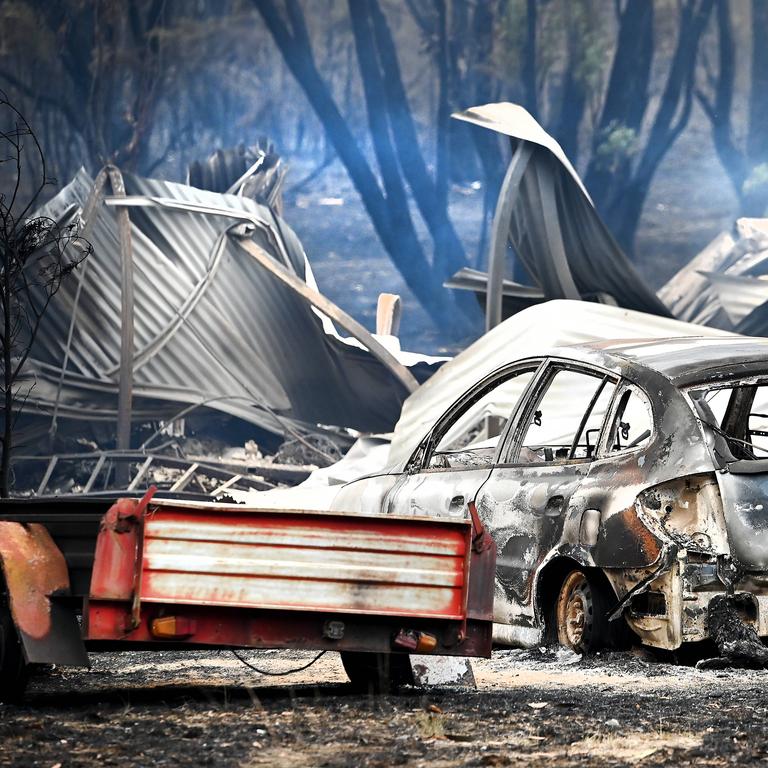 Fire damage around Dalveen (near Warwick) Bushfires burning through the Southern Downs regional area near the Queensland to NSW border. Picture: NCA NewsWIRE / John Gass
