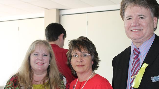 Lance Hewlett with wife Sheena Hewlett, left, at a campaign fundraiser for Peter Dowling in 2014, where guest speaker was Lisa Newman.