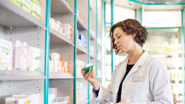 The number of prescriptions dispensed by chemist fell after paracetamol was removed from the PBS Picture: iStock