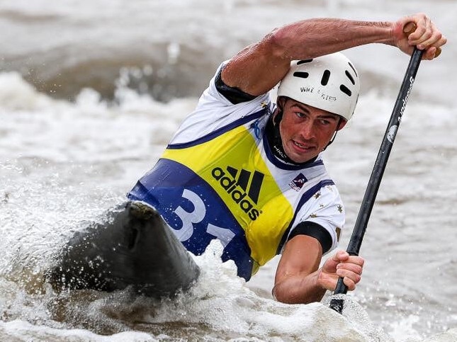 Tasmanian canoeist Daniel Watkins Picture: CANOEPHOTOGRAPHY.COM/BALINT VEKASSY ICF