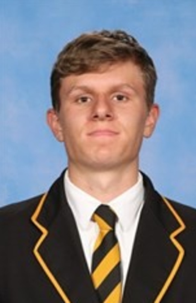 Corpus Christi College, Maroubra vice-captain Edward Steward.