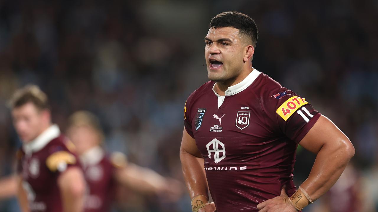 Fifita missed out for the Origin decider. (Photo by Mark Kolbe/Getty Images)