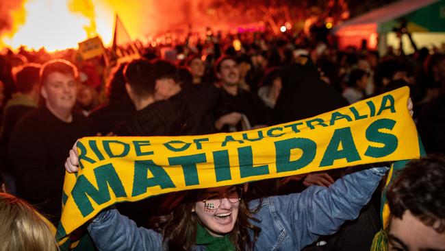 The Matildas had the entire nation cheering them on. Picture: Darrian Traynor/Getty Images